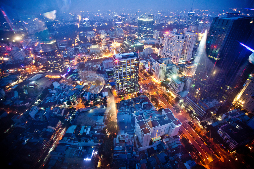 Ho Chi Minh City at night