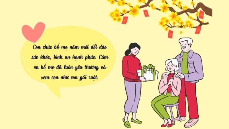 Những lời chúc Tết mẹ chồng tình cảm và khéo léo nhất