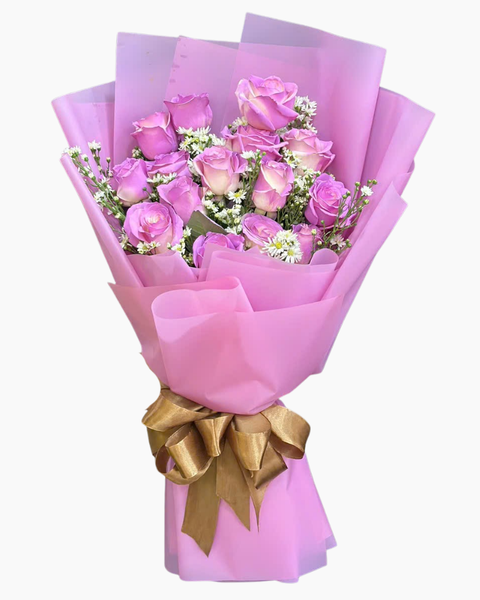 : Bó Hoa Hồng Thắm - HBD366