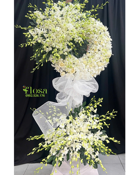 Hoa Chia Buồn: Vòng Nhớ Thương  - HTL184