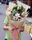  Bó Hoa Tulip Hồng - HBD63 - Điện hoa 