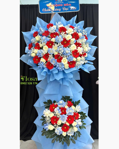 Hoa Chúc Mừng: Kệ Hoa Đại Dương  - HCM76