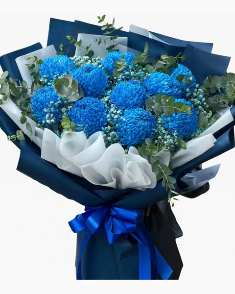 Hoa Bó Dài: Bó Hoa Xanh CoBan - HBD330