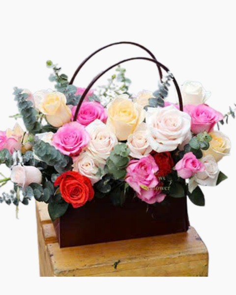 Hoa Hồng: Giỏ Hoa Charming Basket - HG12