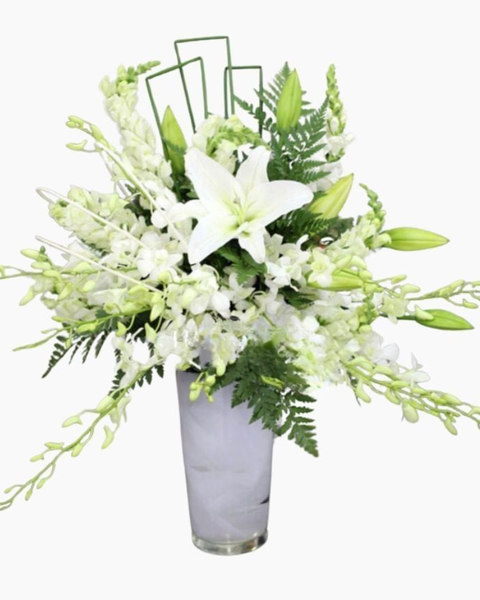 Giỏ Hoa Viếng: Tinh Khôi - GHV06 - Điện Hoa