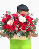  Giỏ Hoa Vào Hạ - HG38 - Hoa 20/11 Vinh Danh Priceo Viên 