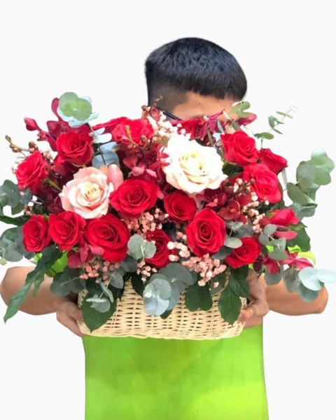 Giỏ Hoa Khai Trương: Giỏ Hoa Vào Hạ - HG38 - Hoa 20/11 Vinh Danh Giáo Viên