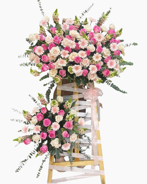 Hoa Chúc Mừng: Kệ Hoa Hồng Diệu- HCM79