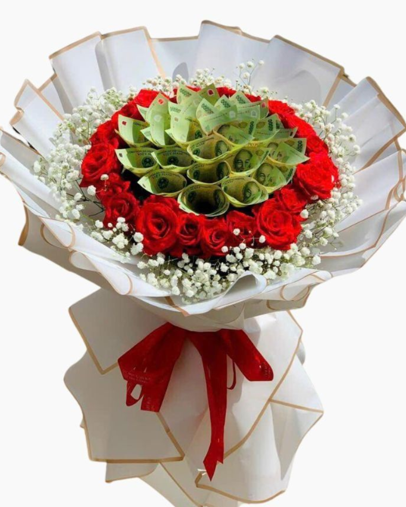  Bó Money Flowers 20 tờ x 100k - BT41 