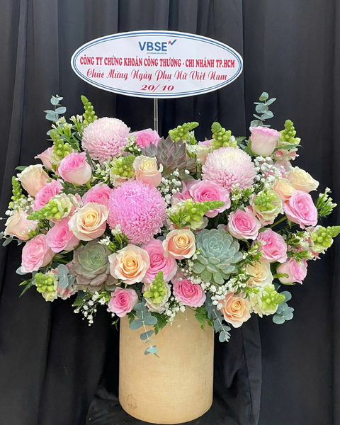 Hộp Hoa Tươi: Hộp Hoa An Nhiên - HCH134
