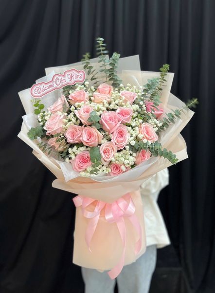 Hoa Bó Dài: Bó Hoa Hồng OHARA- HBD346