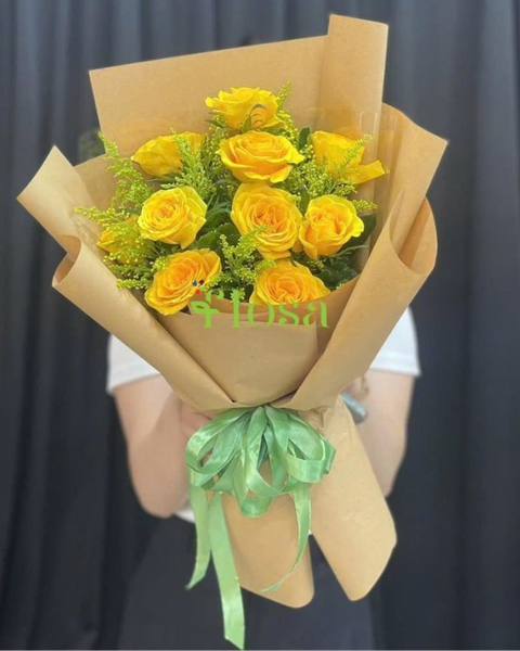 Hoa Bó Dài: Bó Hoa Nắng Mai Rực Rỡ-HBD318