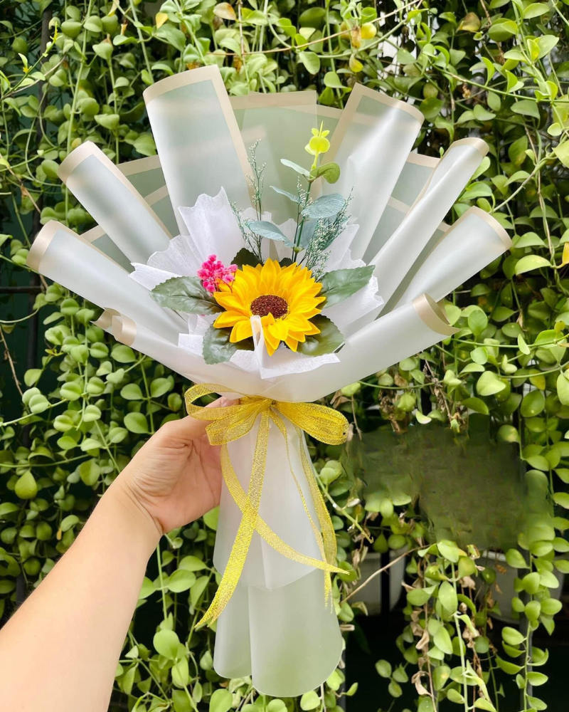  Em Là Duy Nhất - HST14 - Bó Hướng Dương Sáp 01 Hoa 