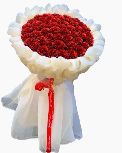 Hoa Sáp: Vòng Tròn Tình Yêu - HST20 - Hoa Hồng 20/10 ngày phụ nữ Việt Nam -  Hoa sáp thơm