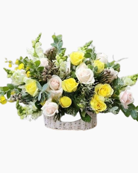 Giỏ Hoa Khai Trương: Hello Ngày Mới - HG33