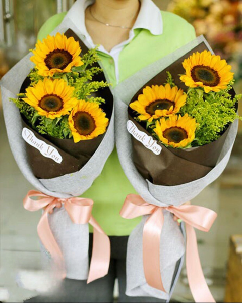 Hoa Bó Dài: Sunny Morning - HBD40 - Hoa 20/11 - Hoa Hướng Dương