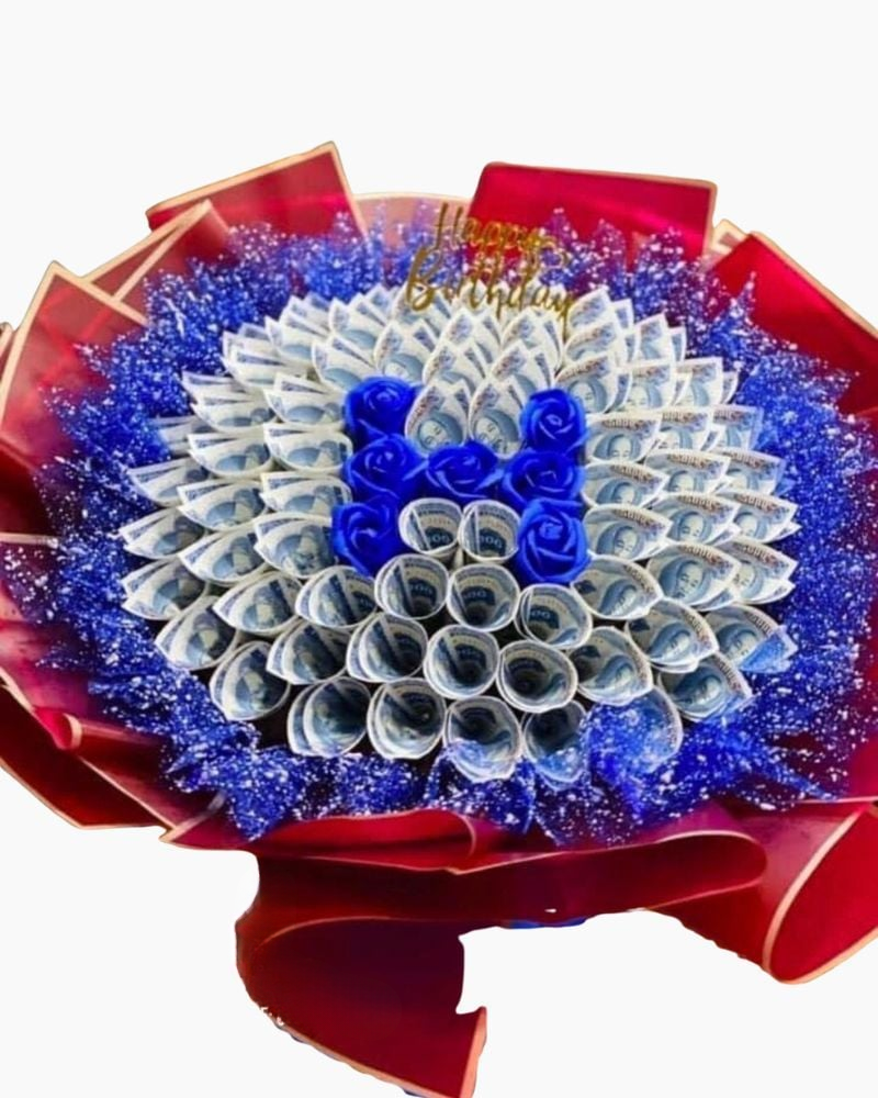  Bó Money Flowers 5k Mix 11 Soap Flowers Kim Tuyến - BT27 