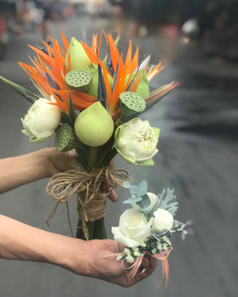 Hoa Cưới: Bó Hoa Cưới Cầm Tay Vì Yêu - HC32