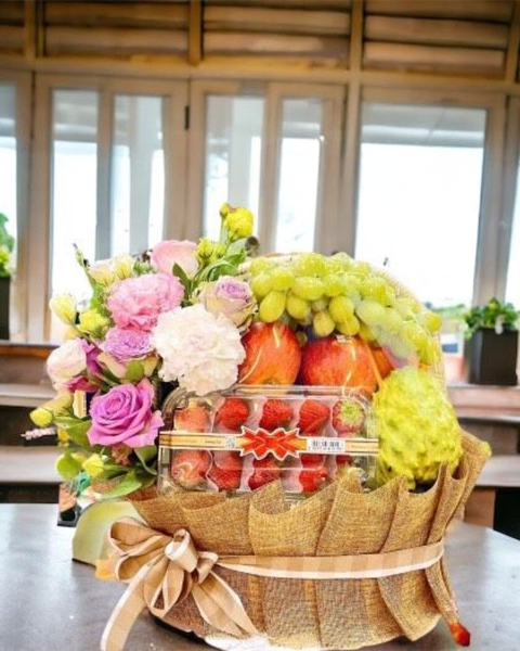 Giỏ Trái Cây: Giỏ Trái Cây Tặng Khách Hàng - GTC79