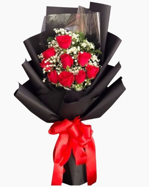Hoa Bó Dài: Vĩnh Cửu - HBD186 - Hoa Hồng 20/10