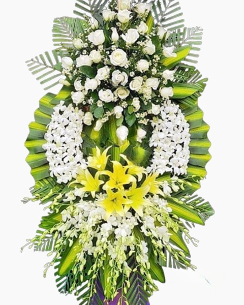 Vòng Hoa Tang Lễ: Vòng Hoa Đám Tang Xót Thương - HTL98