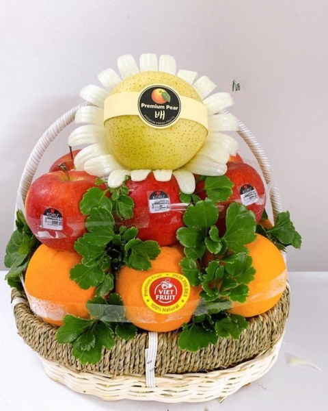 Giỏ Trái Cây: Giỏ Trái Cây Fresh Fruit - GTC56 - Ngày Của Mẹ