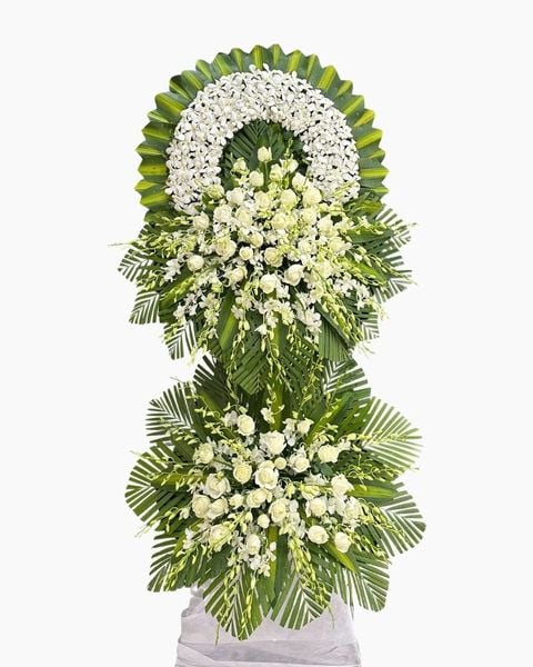 Hoa Chia Buồn: Vòng Hoa Vĩnh Kính - HTL205