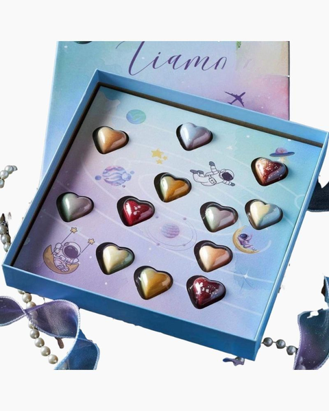 Hộp Chocolate: Hộp Chocolate Vũ Trụ Xanh - HCCL08 - Quà Lễ Tình Nhân