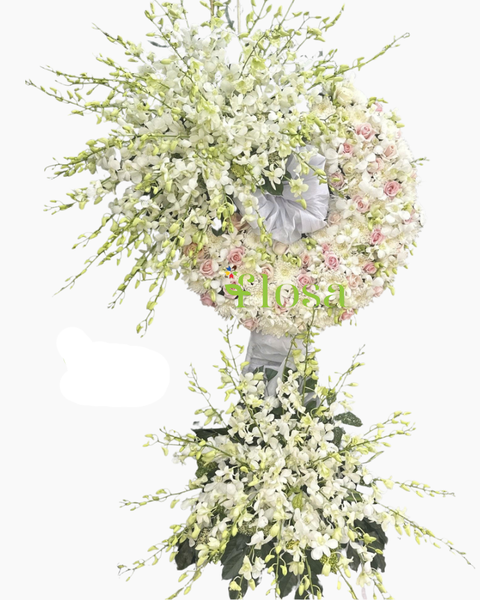 Hoa Chia Buồn: Vòng Tiếc Thương - HTL180