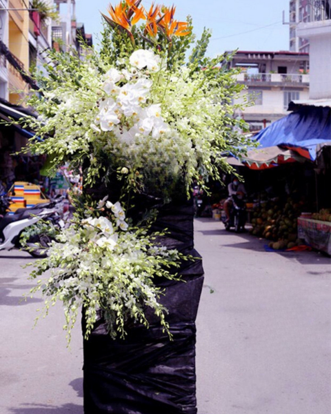 Vòng Hoa Tang Lễ: In Memory - HTL14 - Vòng Hoa Đám Tang