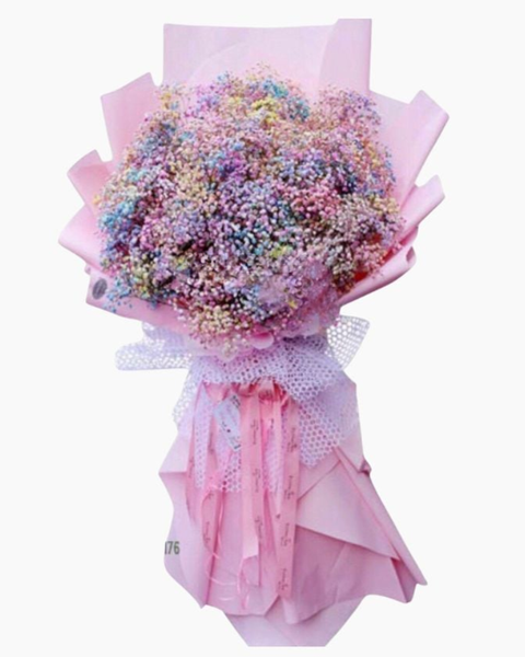 Hoa Bó Dài: Cầu Vòng Sau Mưa - HBD100 - Hoa 8/3 Quốc Tế Phụ Nữ - Shop hoa tươi