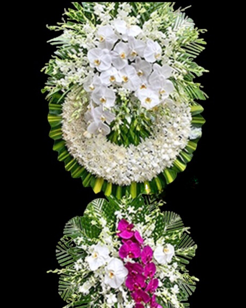 Hoa Chia Buồn: Lệ Buồn - HTL80 - Vòng hoa Tang Lễ