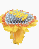  Bó Money Flowers 20k Mix Hoa Hồng Sáp Vàng - BT19 