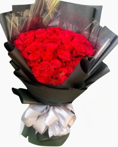 Hoa Bó Dài: Đỏ Nồng Nàn - HBD139 - Hoa Hồng 20/10