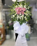  Vòng Hoa Đám Tang Vô Cùng Thương Tiếc Price Rẻ - HTL130 - Hoa Tang Lễ 
