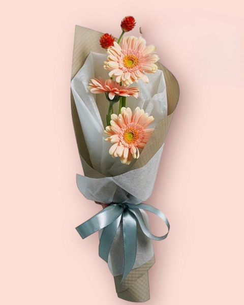 Hoa Bó Dài: Bó Hoa Đồng Tiền - Adorable Smile - HBD65 - Hoa tặng mẹ