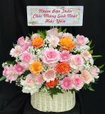  Giỏ Hoa Nắng Dịu Ngọt Ngào - HG102 