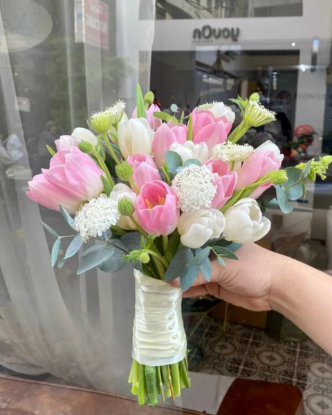 Hoa Cưới: Bó Hoa Cưới Cầm Tay Tình Yêu Thuần Khiết - HC53