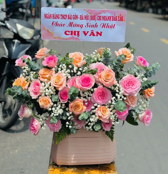Hoa 20/10: Hoa Giỏ Ngàn Lời Thương- Hoa 20/10 - HG65