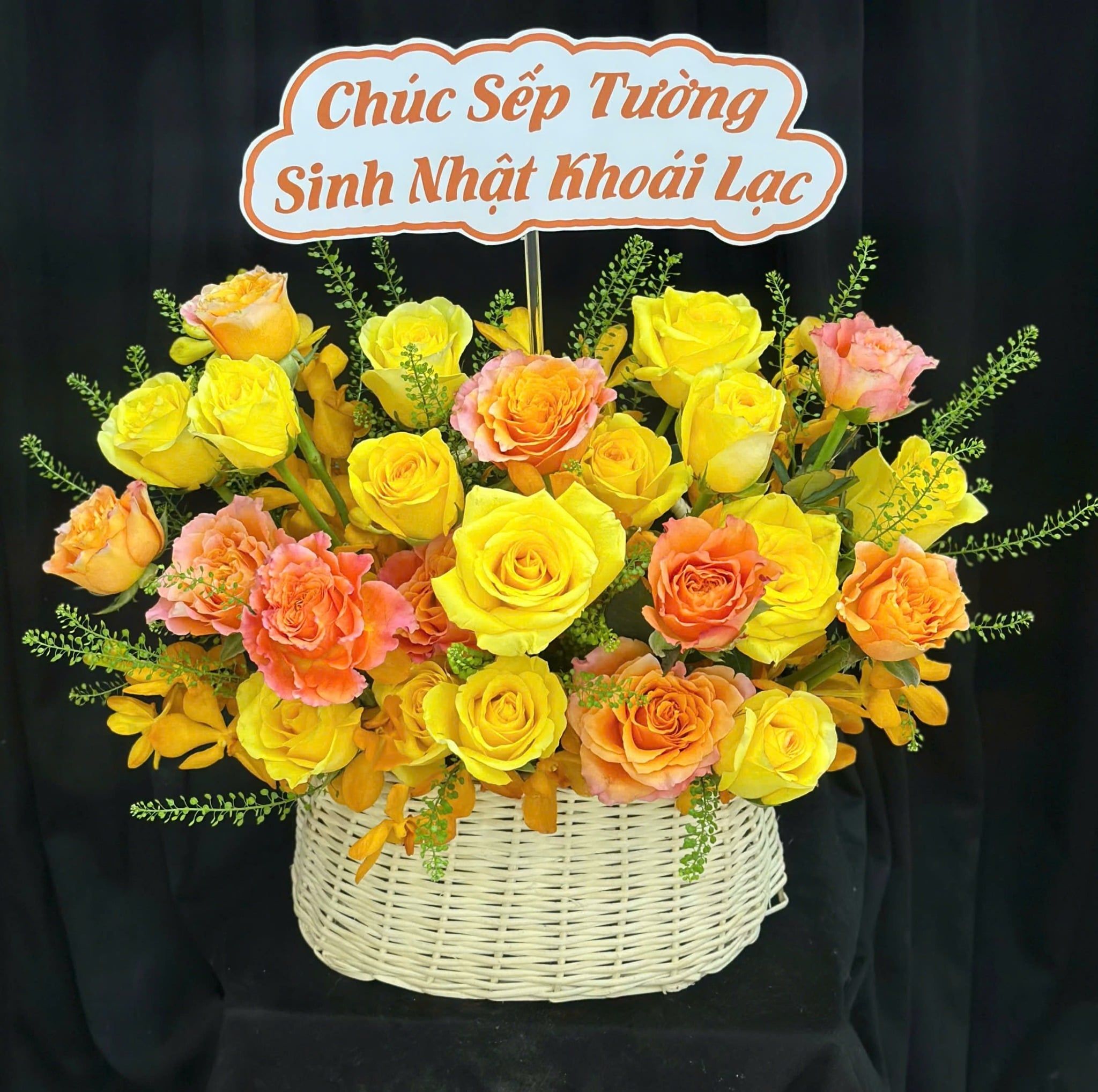  Giỏ Hoa Nắng Mật Ngọt - HG101 