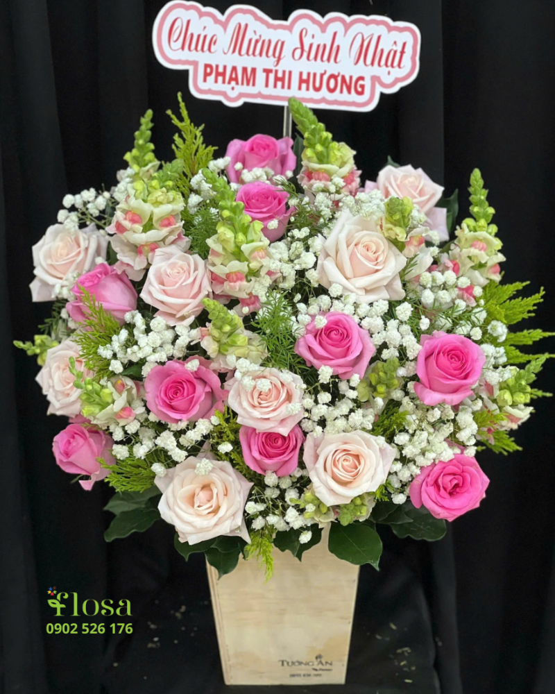  Hộp Hoa Gắn Bó - HH87 