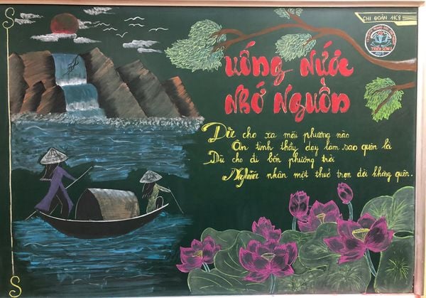 Hình ảnh “người lái đò” tần tảo vượt thác thay lời tri ân của học sinh nhân ngày 20/11 (Nguồn: Internet)