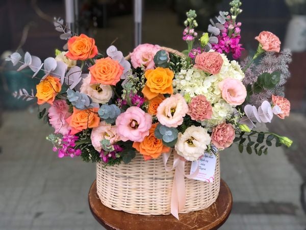Hoa cát tường màu cam
