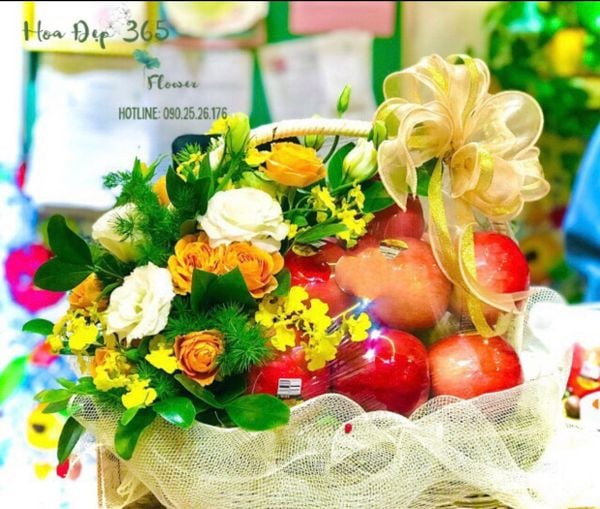 Giỏ Táo Đi Lễ - GTC133