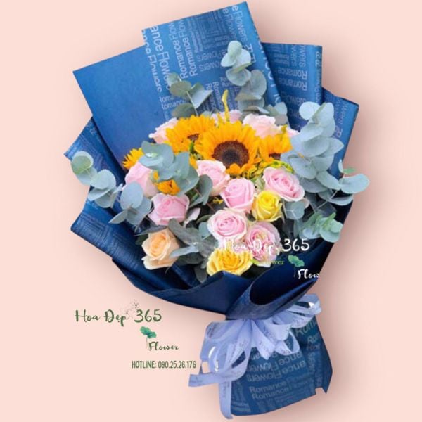 Buy now Bó hoa Lạc quan - HBD176