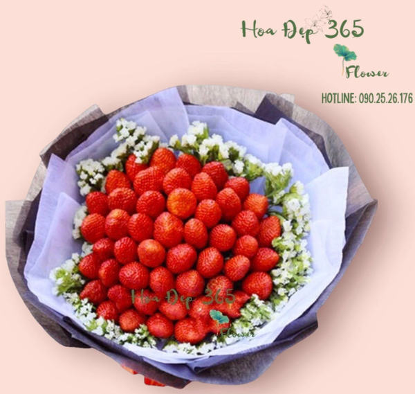 Chọn mua giỏ hoa Tết hoặc bó hoa trái cây để gây bất ngờ