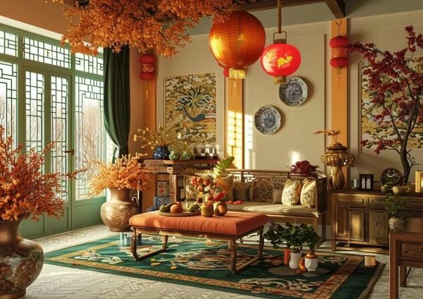 Làm mới lại bức tường trong nhà cho năm mới rực rỡ