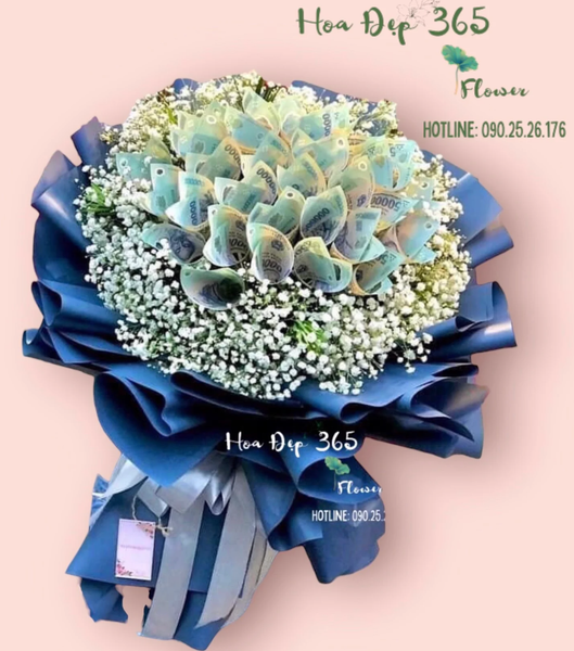 Bó Money Flowers Mệnh Price 500k