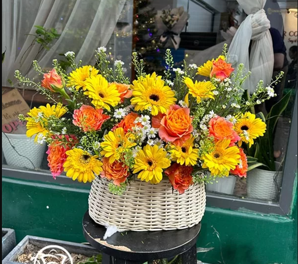 Flosa - Nơi đặt mua lẵng hoa khai trương đẹp, uy tín, giao nhanh tại TP.HCM