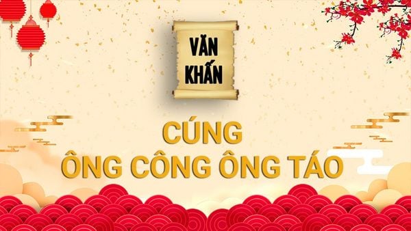Văn khấn đưa tiễn ông Công ông Táo về trời.